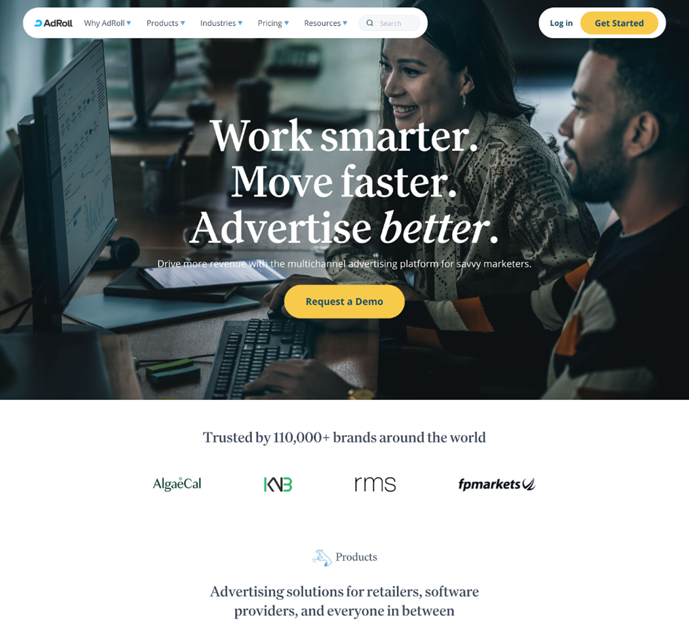 adroll.com in 2026 on the same platform